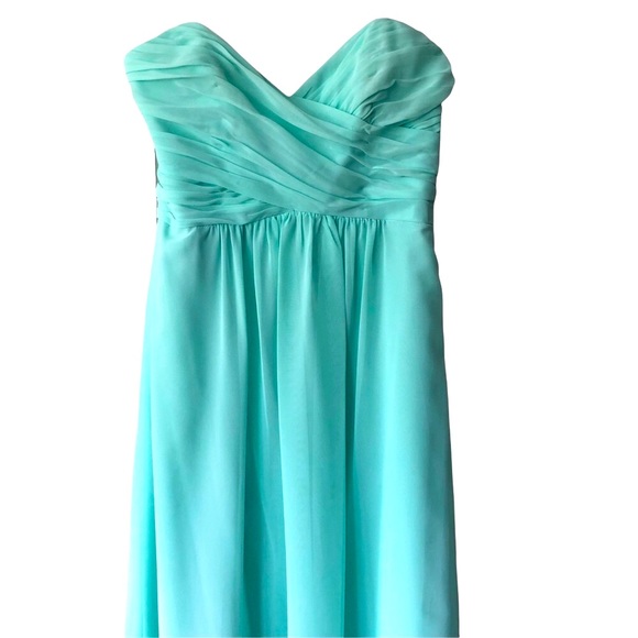 LIKE NEW Alfred Angelo Mint Sweetheart Gown - Picture 1 of 14